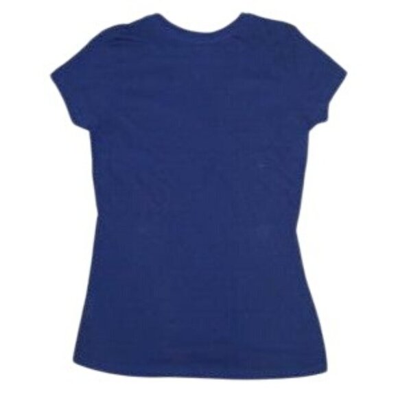 True Religion Navy Rhinestone Crewneck T-shirt - Picture 3 of 6